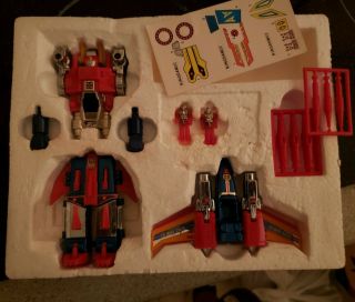 Vintage Diaclone 3 In 1 Three In One Daicast Toy King Dam / Complete
