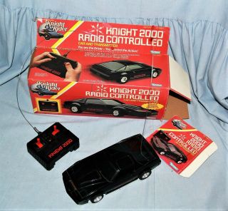 Vintage 1982 Kenner Knight Rider Knight 2000 Radio Controlled Car -