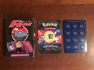 Pokemon Trading Card Game Team Rocket Trouble Booster Box Plus No Cards