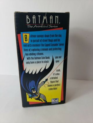 Vintage Batman The Animated Series Coin Bank 1994 DC COMICS statue rare htf cool 3