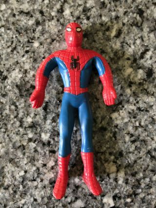 1989 Just Toys Marvel The Amzing Spiderman Bendable Stretch Figure Bend 