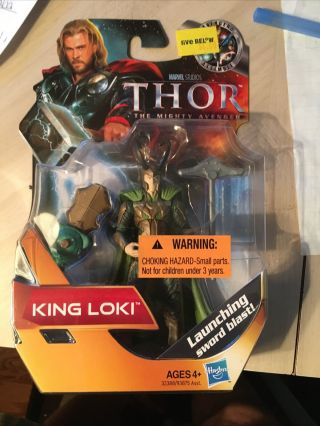 Marvel Thor King Loki 4 " Action Figure Universe Movie Moc 2011 Hasbro Avengers