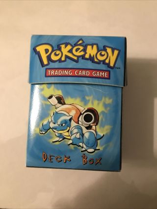 1999 Pokemon Trading Card Game Blastoise Deck Box Ultra Pro No Sleeves