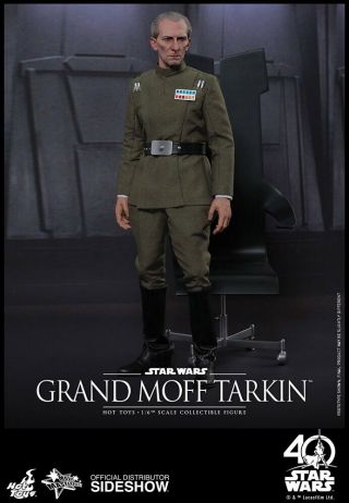 1/6 Scale 12” Hot Toys Grand Moff Tarkin Star Wars A Hope Figure Mms433