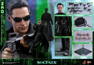 Hot Toys Mms466 The Matrix Neo Keanu Reeves 1/6 Action Figure