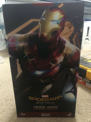 Hot Toys Diecast Spiderman Homecoming Iron Man Mark Xlvii 47 Mms427d19 Es Aq7284