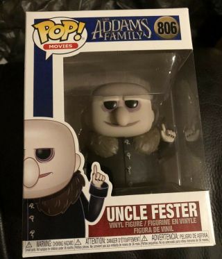 Funko Pop The Addams Family (2019) : Uncle Fester - 806 In Hand In Uk