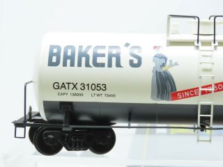 O Scale 2 - Rail Weaver Ultra Line U1219 GATX Baker ' s Chocolate 40 ' Tank Car 31053 2