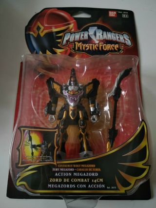 Power Rangers Mystic Force Centaurus Wolf Megazord Solaris Nib Neuf Sous Blister