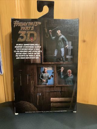 NECA.  Friday The 13th Part 3 3D.  Action Figure 3
