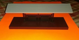 Rail King Mth Electric Trains O Scale Lighted Station Platform,  30 - 9006 Ex/nm