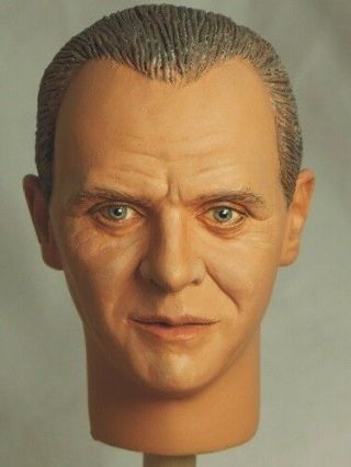 1:6 Custom Head Anthony Hopkins As Hannibal Lecter From Silence Of The Lambs