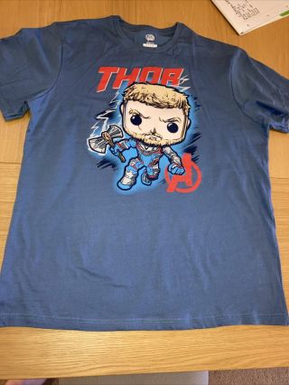 Marvel - Avengers Endgame - Thor Funko Pop Tee Large T Shirt 44” Chest