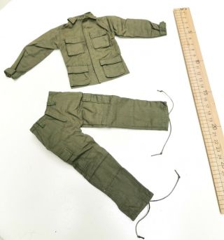Xb64 - 38 1/6 Scale Hot Us Army Uniform & Pants Trousers Vietnam War Toys