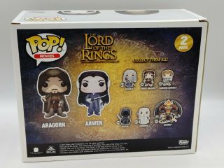 Funko PoP SDCC 2017 Lord of The Rings - Aragorn & Arwen Figure - 2