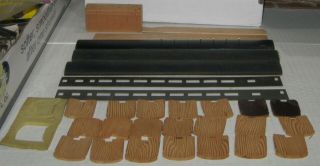 Vintage Ho Scale Wood Passenger,  Car Kit Spare Parts & Instructions - Walthers