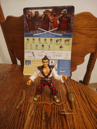 Tmnt 1993 Movie Iii Kenshin 100 Complete W/full Back Card