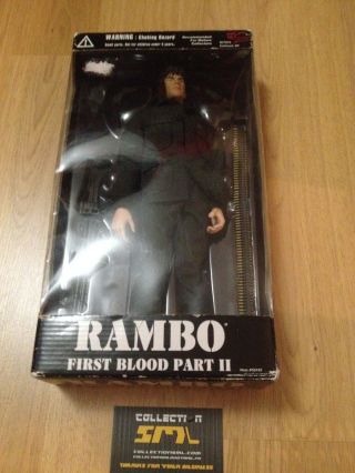 Vintage Rambo First Blood Part Ii Figure 12 " Hardened Weapon & Ammo 2001 N2 Toys