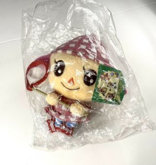 Animal Crossing Rare Plush 2001 Girl Villager With Net,  With Tags In Plastic