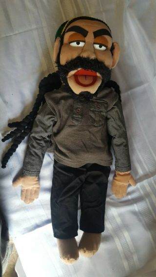 Nutty Puppets 30 In.  Full Body Rasta Man Professional Puppet W/legs - No Shoes