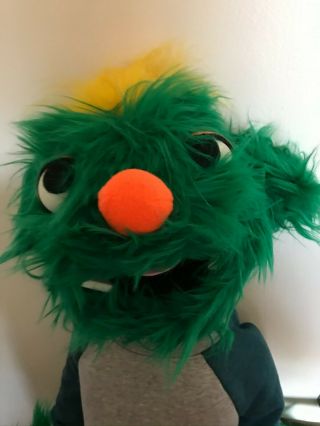 Professional Green Monster Muppet Style Puppet Ventriloquist
