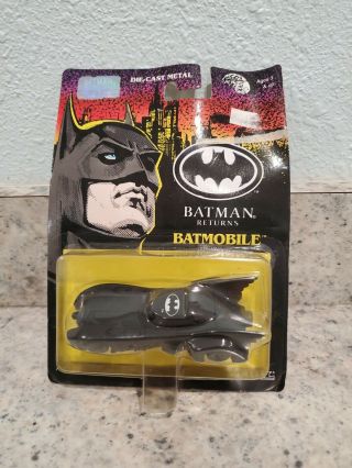 Dc Comics Batman Returns Movie Batmobile Diecast Ertl 1064 1992 Nip