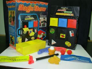 Vintage Fisher Price 999 Magic Show W/box 1982
