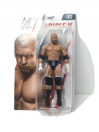 $new Triple H Wwe Mattel Basic Core Series 93 Wrestling Action Figure Toy
