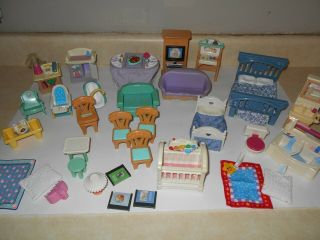 1999 Fisher Price All You See There The Crib And Table I Can 