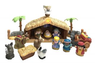 Little People Nativity Set Fisher Price Christmas Story Complete - Music & Lights