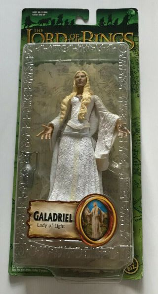 Vintage Lotr Lord Of The Rings Movie Elf Galadriel Lady Of Light Toy Biz Moc