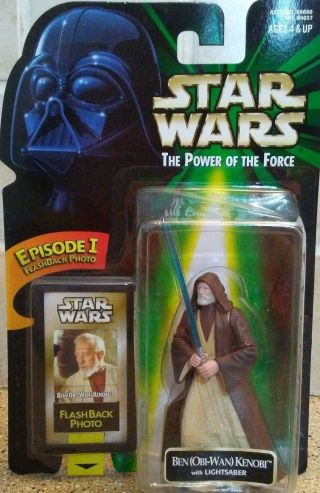 1998 Star Wars Power Of The Force " Ben Obi - Wan Kenobi " Hasbro (nip / Sw4)