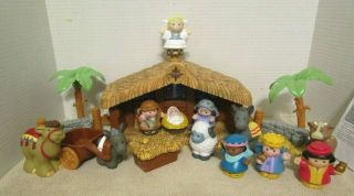 Fisher Price Little People: Christmas Story (j2404) Nativity Jesus Lights Music