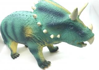 Triceratops Dinosaur Toy Figure Soft Pvc Plastic Educational Pretend Large 20 "