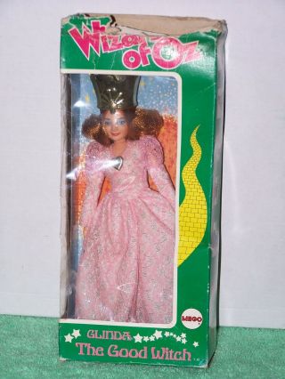 1974 Mego Wizard Of Oz Vintage 8 " Glinda The Good Witch,  Box 51500/5