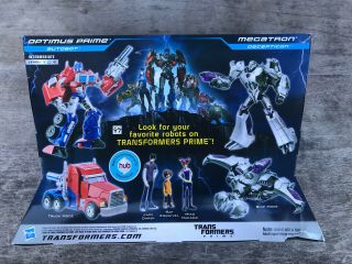 Transformers Prime Optimus Vs Megatron First Edition With DVD 2