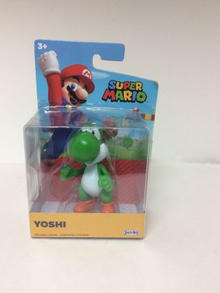 Mario Yoshi Action Figure 2.  5 " - World Of Nintendo Mario Bros Jakks