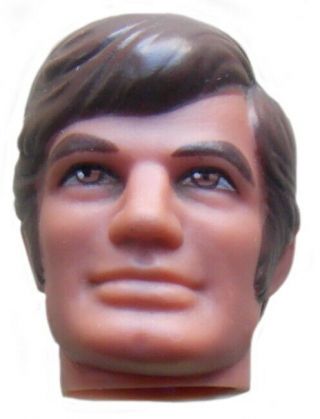 1973 Big Jim 10 " Mattel Figure - - Head With Brown Hair
