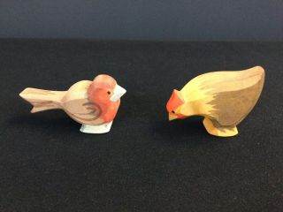 Ostheimer Waldorf Wooden Toys / Bird & Chicken / Made In Germany