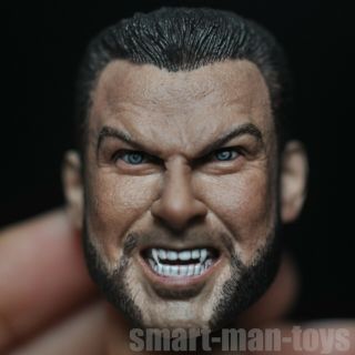 1/6 Scale Victor Creed X - Men Head Sculpt Logan Wolverine Brother Angry Face