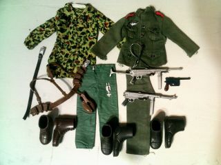 Vintage Action Man German Outfits And Accessories For 12inch Figure By Palitoy
