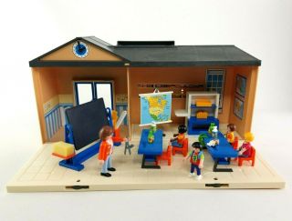 Playmobil Take Along School Play Set 5941 Teacher Children Complete