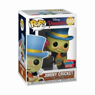 Pinocchio - Jiminy Cricket Nycc 2020 Us Exclusive 980 Pop Vinyl