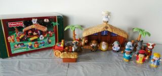 Fisher - Price Little People Complete Deluxe Christmas Story Lights And Music