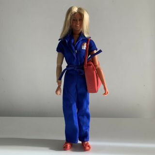 Vintage Bionic Woman Doll 1976 Denys Fisher With Mission Purse