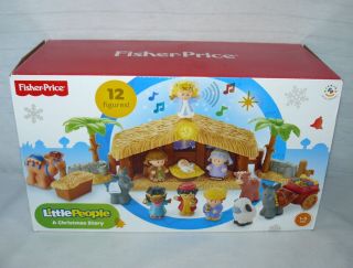 Fisher Price Little People Nativity Scene A Christmas Story Th Go V