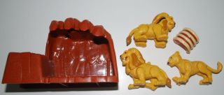 Imaginext Jungle Adventure Lions Playset Fisher - Price Animals Toys Wild Cats FP 3