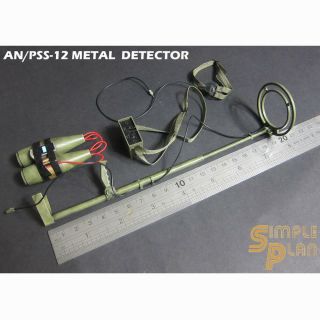 Simple Plan 1/6 Scale An/pss - 12 Metal Detector Plastic Model 12 " Action Figure