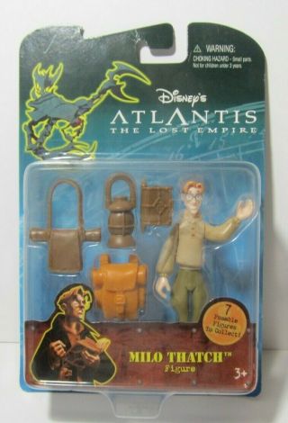 Disney Atlantis The Lost Empire Milo Thatch 2000 Mattel Action Figure