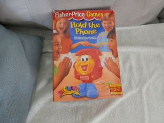Vintage 1994 Fisher Price Hold The Phone Electronic Talking Matching Game